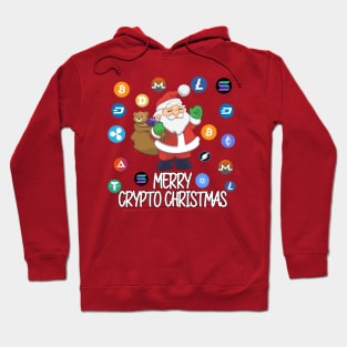 Crypto Christmas Santa Claus Hoodie